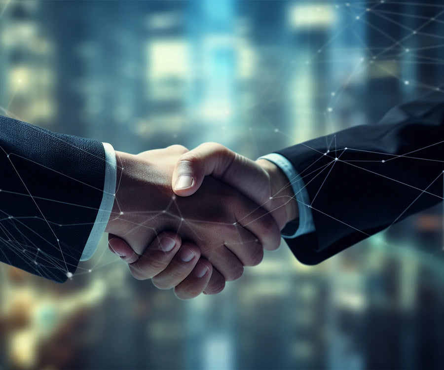 A handshake representing a professional partnership
